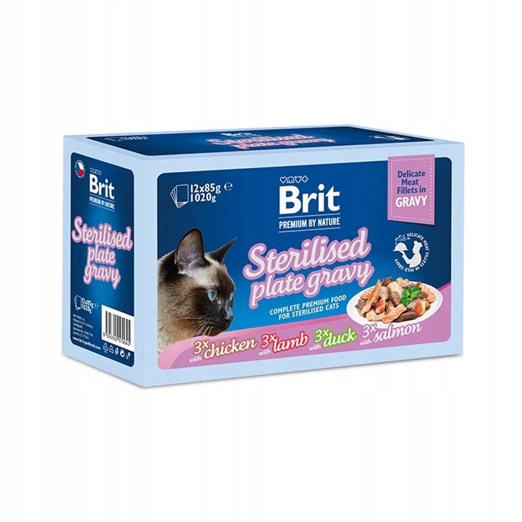 Brit Premium By Υγρή Τροφή για Γάτες σε Φακελάκι 12x85gr - Image 1