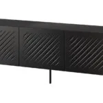 Έπιπλο Τηλεόρασης Black Matt Μ40xΠ60xΥ150.5cm 1459044