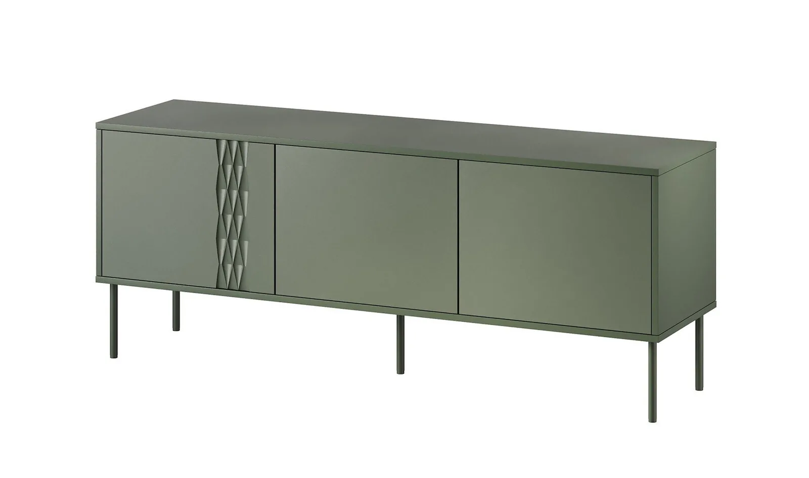 20250324113420_epiplo_tileorasis_xylino_matte_green_m40xp55xy150cm_1459146 Έπιπλο Τηλεόρασης Matte Green Μ40xΠ55xΥ150cm 1459146 - Image 1