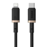 Baseus Dura Braided USB-C to Lightning Cable 20W Μαύρο 2m P10377800U01-02