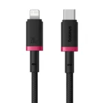 Baseus Dura Braided USB-C to Lightning Cable 20W Μαύρο 2m P10377800U01-03