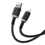 Baseus Dura Braided USB-A to Lightning Cable 18W Μαύρο 2m (P10377801U01-02)