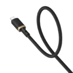 Baseus Dura Braided USB-C to Lightning Cable 20W Μαύρο 1m P10377800U01-00