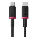 Baseus Dura USB 2.0 Cable USB-C male - USB-C 100W Μαύρο 2m P10377803U01-03