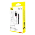 Baseus USB 2.0 Cable USB-C male - USB-A / USB-C 60W Μαύρο 1m (P10377802U01-01)