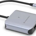 Conceptronic Card Reader USB 3.2 για SD Γκρι (BIAN08G)