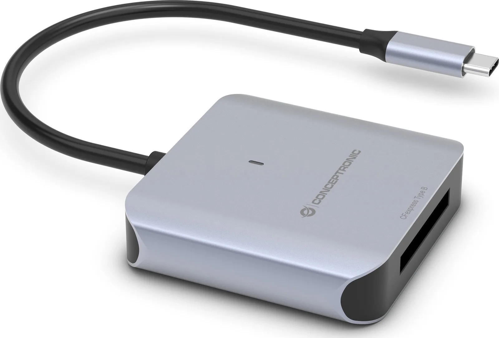 20250326101321_a08164cb Conceptronic Card Reader USB 3.2 για SD Γκρι (BIAN08G) - Image 1