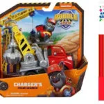 Παιχνιδολαμπάδα Paw Patrol Paw Patrol Rubble & Crew - Charger's Crane Grabber Γερανός Spin Master