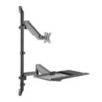 Equip Βάση Γραφείου Οθόνης έως 32" με Βραχίονα (650170)