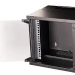 Equip Επιτοίχια Καμπίνα Rack 30x30cm Μαύρο EWM-06-3030-B