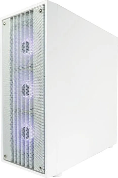 LC-Power Gaming 811W Midi Tower Κουτί Υπολογιστή με Πλαϊνό Παράθυρο και RGB Φωτισμό Λευκό - Image 1