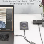 Goobay Καλώδιο Usb-c 2x Usb-c 75739 60w 480mbps 1.5m Γκρι