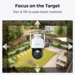 Reolink Trackmix Series B770 IP Dual Κάμερα Παρακολούθησης Wi-Fi Full HD+ 4MP Αδιάβροχη Μπαταρίας με Αμφίδρομη Επικοινωνία και Φακό 2.8mm