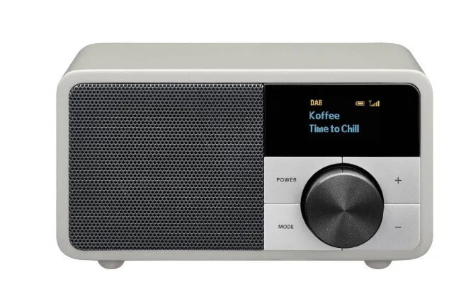 Sangean DDR-7 Επιτραπέζιο Ραδιόφωνο Επαναφορτιζόμενο DAB+ με Bluetooth Ασημί - Image 1