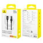 Baseus Charging USB 2.0 Cable USB-C male - USB-C 100W Μαύρο 1m P10373000111-00