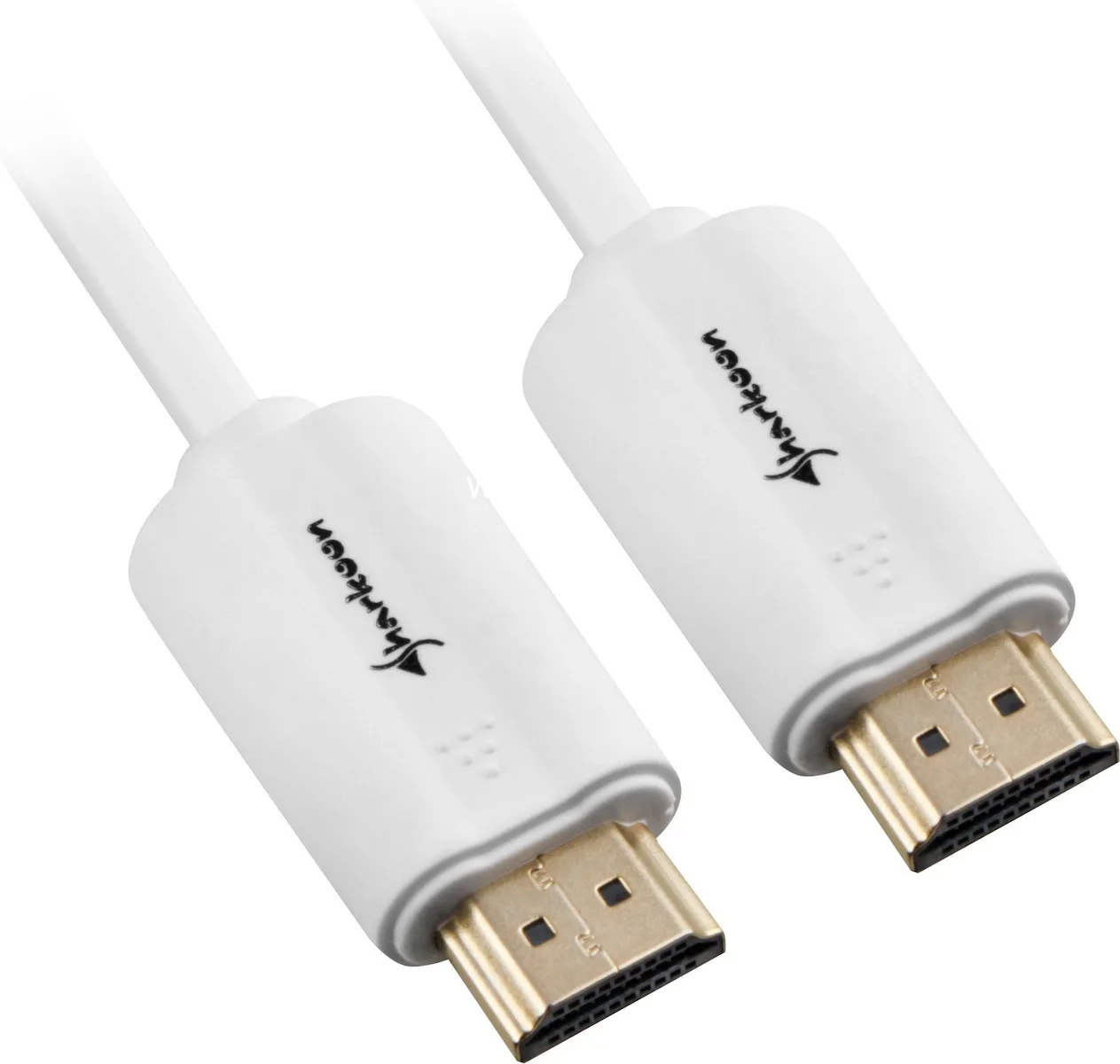 Sharkoon HDMI 2.0 Cable HDMI male - HDMI male 1m Λευκό - Image 1