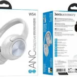 Hoco W54 Ασύρματα / Ενσύρματα Over Ear Ακουστικά με 30 ώρες Λειτουργίας Γκρι