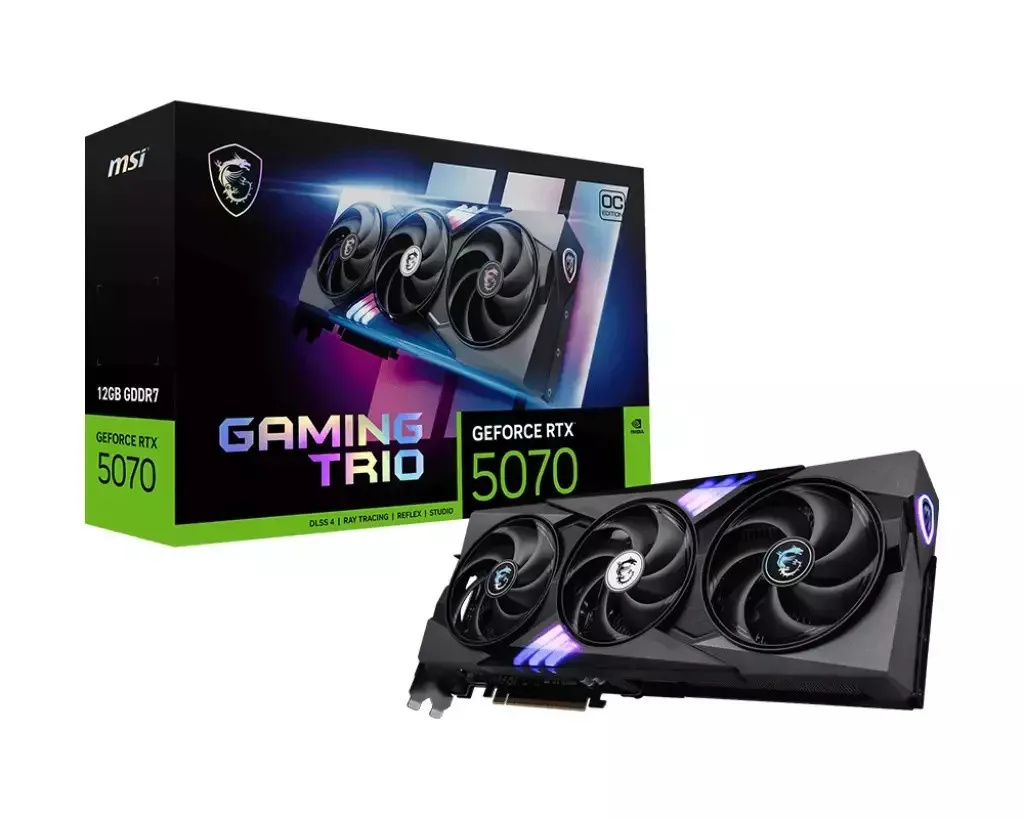 MSI GeForce RTX 5070 12GB GDDR7 Gaming Trio OC Κάρτα Γραφικών - Image 1