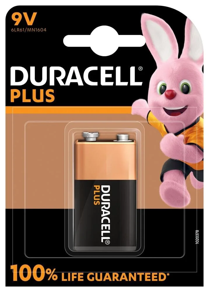20250328150819_a6bf2807 Duracell Plus Αλκαλική Μπαταρία 9V 1τμχ - Image 1