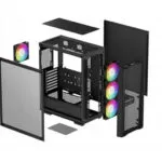 Deepcool CC560 V2 Mesh Gaming Midi Tower Κουτί Υπολογιστή με Πλαϊνό Παράθυρο Μαύρο