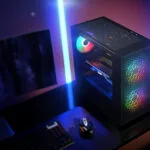 Logic Dart Pro Mini ARGB Mini Tower Κουτί Υπολογιστή Μαύρο