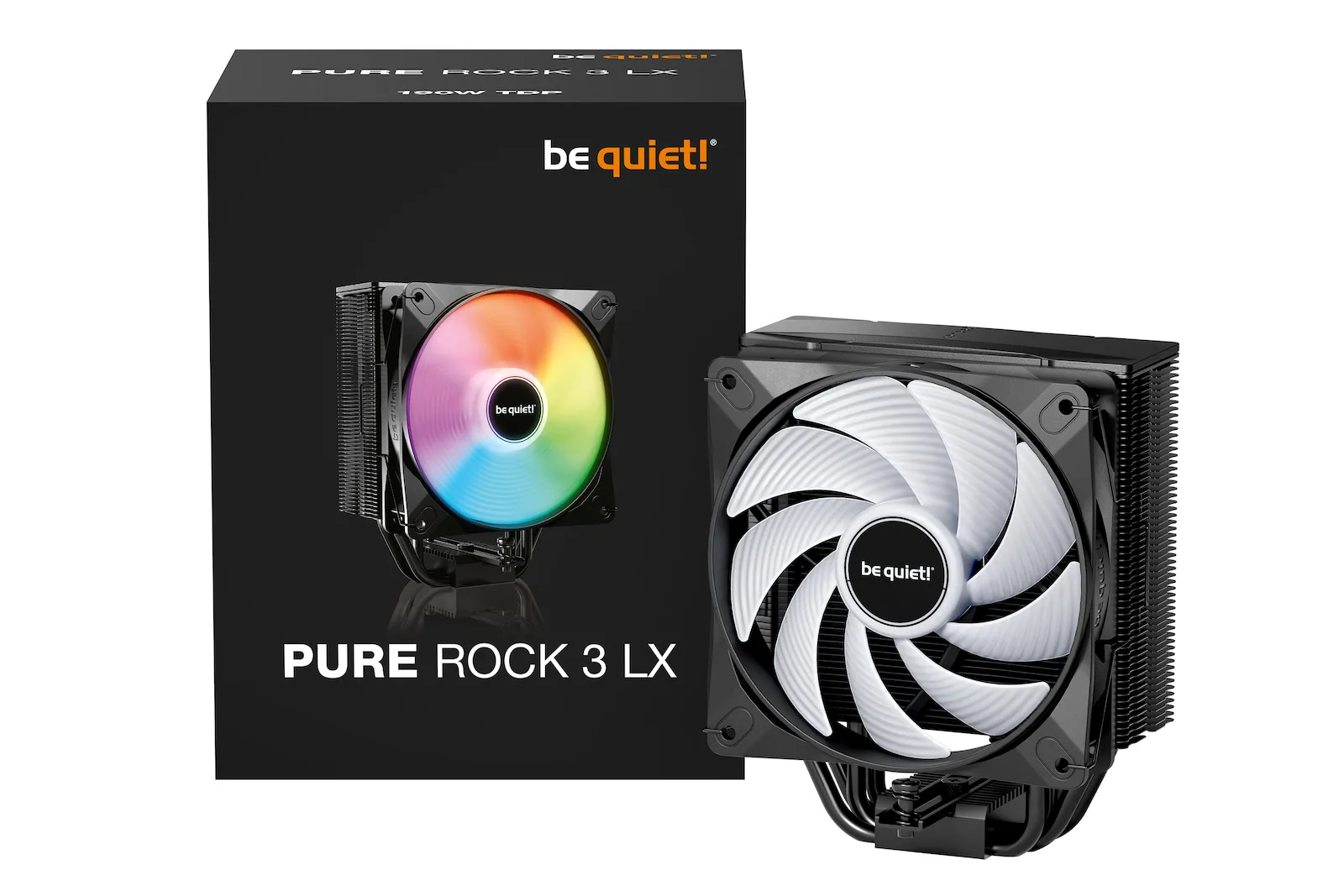 Be Quiet Pure Rock 3 LX Ψύκτρα Επεξεργαστή για Socket 115x/1200/1700/1851 με ARGB Φωτισμό - Image 1