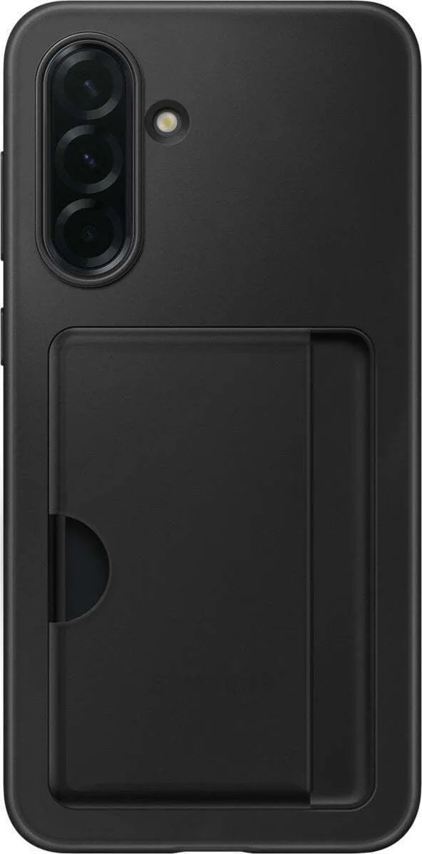 Samsung Back Cover Σιλικόνης με Υποδοχή για Κάρτες Μαύρο (Samsung A36, Samsung) EF-OA366TBEGWW - Image 1