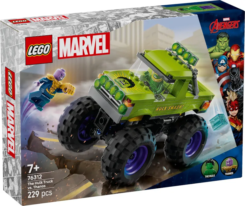 20250331131327_lego_marvel_hulk_gia_7_eton_229tmch_76312 LEGO Marvel The Hulk Truck vs. Thanos για 7+ Ετών 229τμχ 76312 - Image 1