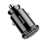 Baseus Φορτιστής Αυτοκινήτου 10W 3.1A με Θύρες: 2xUSB Μαύρο Χρώμα CCALL-ML01