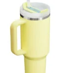 Stanley Quencher H2.0 FlowState Ανακυκλώσιμο Handled Tumbler Θερμός Ανοξείδωτο BPA Free 1.18lt Κίτρινο με Καλαμάκι και Λαβή 10-11673-160
