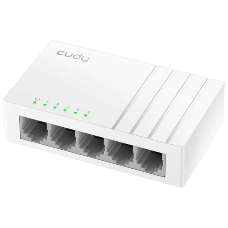 Cudy GS105U v1 Unmanaged L2 Switch με 5 Θύρες Gigabit (1Gbps) Ethernet - Image 1