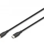 Digitus USB 2.0 Cable USB-C male - USB-C 60W Μαύρο 1m AK-300341-010-S