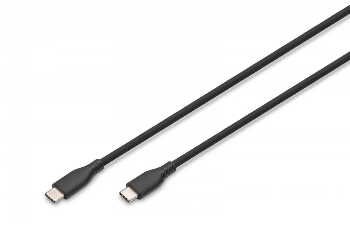 20250331154733_digitus_usb_2_0_cable_usb_c_male_usb_c_60w_mayro_1m_ak_300341_010_s Digitus USB 2.0 Cable USB-C male - USB-C 60W Μαύρο 1m AK-300341-010-S - Image 1