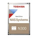 Toshiba N300 Bulk 22TB HDD Σκληρός Δίσκος 3.5" SATA III 7200rpm με 512MB Cache για NAS HDWG62CUZSVA