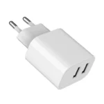 Gembird Φορτιστής Χωρίς Καλώδιο με 2 Θύρες USB-A Λευκός (TA-UC-2A12-01)