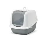 Savic Nestor Jumbo Τουαλέτα Γάτας Κλειστή Λευκή Μ66.5 x Π48.5 x Υ46.5cm