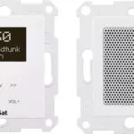 Technisat DigitRadio up 55 - DAB radio Retro Ρεύματος DAB+ με Bluetooth και USB Λευκό