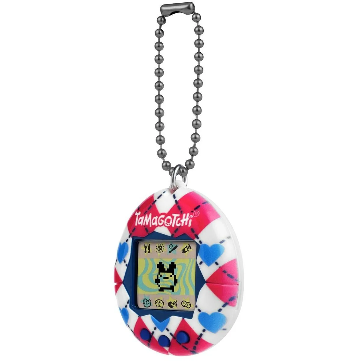 20250403162847_40086fc8 Namco - Bandai Tamagotchi Original - Argyle Heart Ηλεκτρονική Παιδική Κονσόλα Χειρός 42981 - Image 1