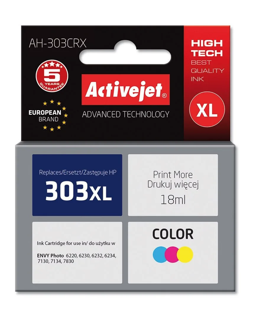 Superbulk Συμβατό Μελάνι Εκτυπωτή InkJet HP 300XL CC644 18ml Πολλαπλό (Color) 1τμχ - Image 1