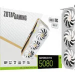 Zotac GeForce RTX 5080 16GB GDDR7 Solid OC White Κάρτα Γραφικών ZT-B50800Q-10P