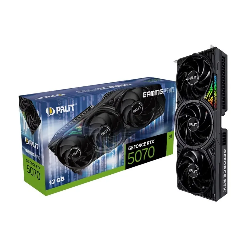 Palit GeForce RTX 5070 12GB GDDR7 GamingPro Κάρτα Γραφικών NE75070019K9-GB2050A - Image 1