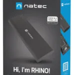 Natec Θήκη για Σκληρό Δίσκο M.2 SATA III NVME με σύνδεση Type-C
