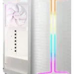 Be Quiet Pure Base 501 DX Gaming Midi Tower Κουτί Υπολογιστή με Πλαϊνό Παράθυρο και RGB Φωτισμό Λευκό