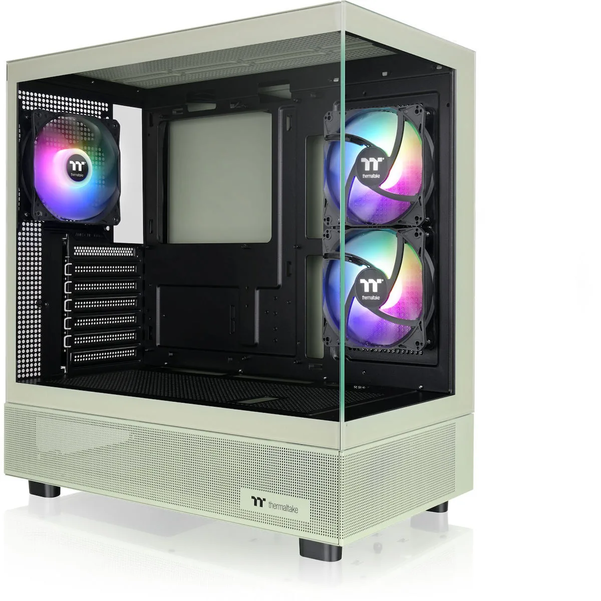 Thermaltake View 270 Plus TG ARGB Gaming Midi Tower Κουτί Υπολογιστή με Πλαϊνό Παράθυρο Matcha Green - Image 1