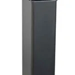Wesco Κάδος Απορριμμάτων Πλαστικός Μαύρος 112755