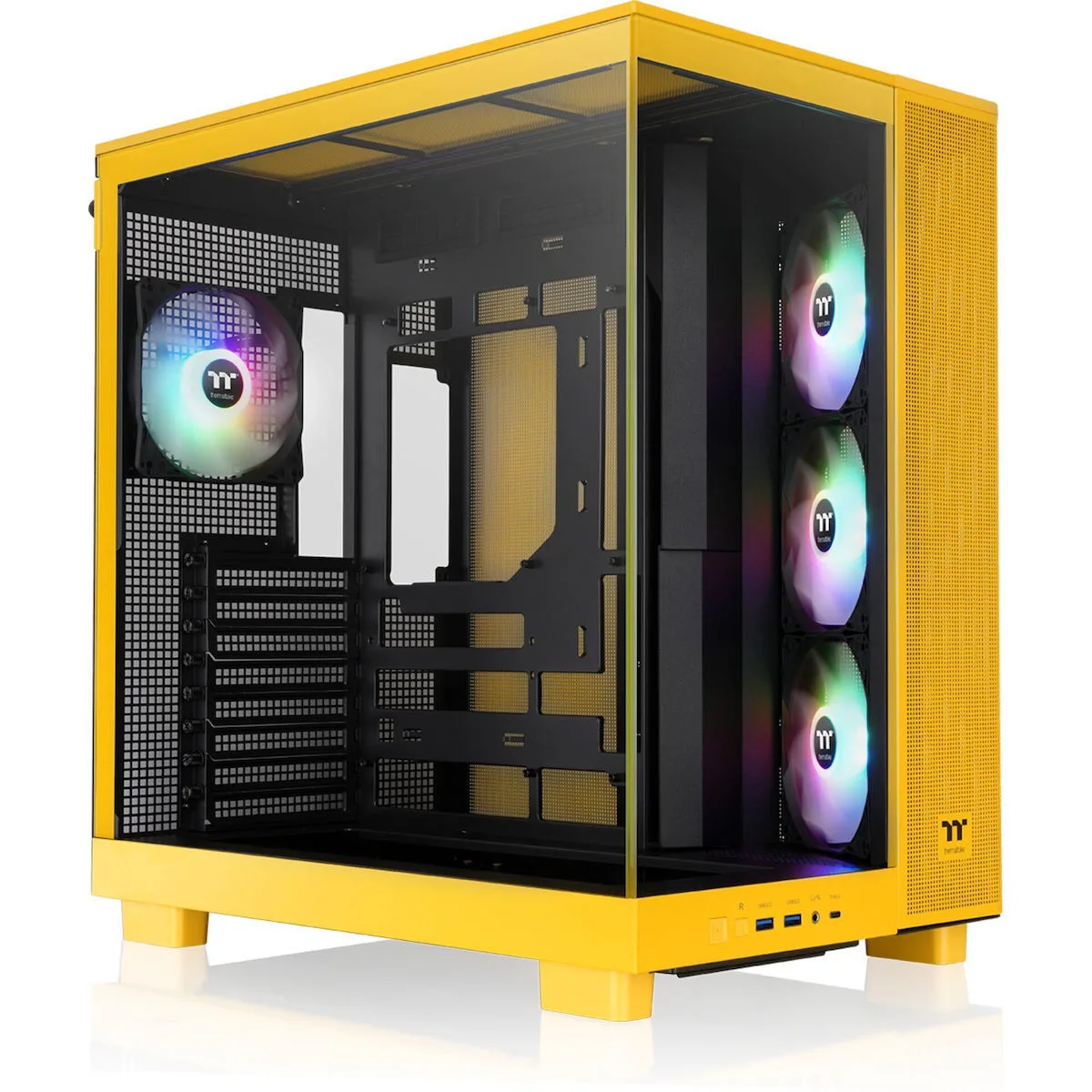 Thermaltake View 380 XL TG ARGB Gaming Midi Tower Κουτί Υπολογιστή με Πλαϊνό Παράθυρο Bumblebee - Image 1