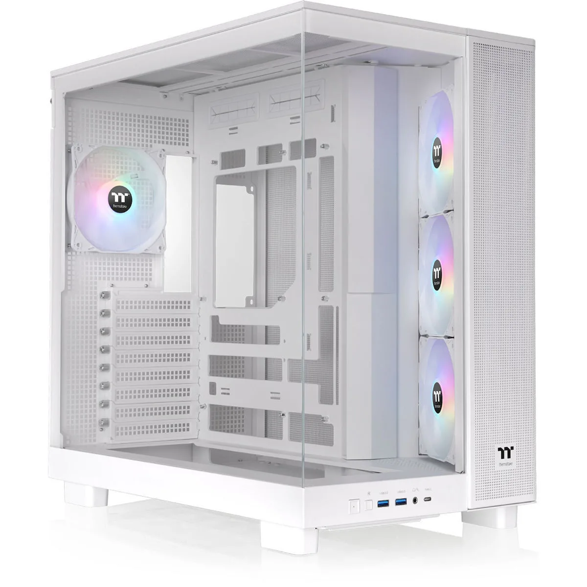 Thermaltake View 380 XL TG ARGB Gaming Midi Tower Κουτί Υπολογιστή με Πλαϊνό Παράθυρο Snow White - Image 1