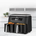 Ninja Foodi Dual Zone Air Fryer με Διπλό Αποσπώμενο Κάδο 7.6lt Μαύρο