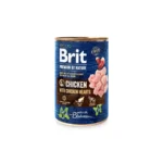 Brit Premium by Nature Υγρή Τροφή Σκύλων σε Κονσέρβα με Κοτόπουλο χωρίς Σιτηρά & Γλουτένη 400gr