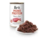 Brit Mono Protein Υγρή Τροφή Σκύλων σε Κονσέρβα με Βοδινό χωρίς Γλουτένη 400gr 280645